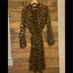 Brand new animal print robe!